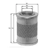 Hydraulische filter automatische transmissie OX50D Mahle