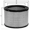 Knecht LX502 Filtre à air