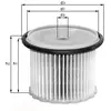 MAHLE KX 78D Filtre à carburant