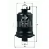 Brandstoffilter KL131 Mahle
