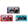 Coffret F1 Véhicule et figurine pilote avec casque Bburago Modèle aléa...
