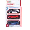 BBURAGO Veel van 3 politieauto's Police Gendarmerie 1 / 43eme
