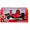 Bburago Véhicule avec figurine Burago Ferrari F1 Pilote Leclerc avec casque 2024