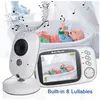 PIMPIMSKY Bébé Moniteur 3.2" LCD Couleur Babyphone Vidéo Ecoute Bébé Video Camera Surveillance 2.4 GHz Bidirectionnelle Vidéo