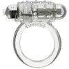 Seven Creations - Viberende Cockring - Rekbaar - Transparant