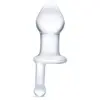Glas Juicer Plug Anal en Verre Transparent