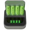 GP ReCyKo B421 USB - Chargeur 6 heures + 4 accus LR6/AA 2100 mAh + Station d'accueil