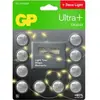 Pile GP x10 CR2032 + Guirlande LED