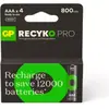 Pile rechargeable GP AAA ReCyckO PRO lot de 4 800mAh
