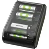 SANS GP Batteries B631 Universell Chargeur de piles rondes NiMH 6LR61 (9 V), LR03 (AAA), LR6 (AA), LR14 (C), LR20 (D)