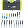 Ryobi Coffret 20 lames scie sauteuse panachées bois & métal 75 & 100 mm - RAK20JB