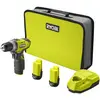 Ryobi Perceuse-visseuse 1 vitesse 12V (2x2.0Ah) - RCD1201-220S