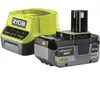 Ryobi Pack chargeur rapide 2,0 A + 1 Batterie Lithium+ 18V ONE+ ? 4,0 Ah - RC18120-140XG