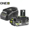 Ryobi Pack batterie 4,0Ah RYOBI 18V One+ LithiumPlus et chargeur rapid...