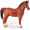 Figurine Cheval XL : Hackney Étalon Marron Coloris Unique