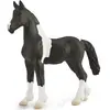 Collecta Veulen Barock Pinto Junior 11 Cm Rubber Zwart/wit