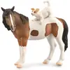 Collecta animaux de ferme chien de cheval junior 125 cm brun/blanc