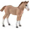 Figurine Cheval : Poulain Quarter Alezan Sauvage
