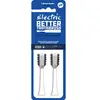 Opzetborstels Premium voor Electric Better Tootbrush - 2 stuks - wit