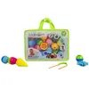 Sac De Perles Éducatives Et Accessoires Lalaboom - 48 Pièces