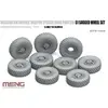 MENG-Model SPS-068 1/35 96K6, Pantsir S1, kit de pneus différents