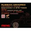 MENG SPS-025 - Kit de modélisme Russian Armored High-Mobility VehicleGAZ 233014STS Tiger Sagged WheelSet