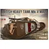 1:35 MENG TS020 British Heavy Tank Mk.V Male Plastic Modelbouwpakket