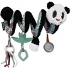 Les Deglingos Kinderwagenspanner Spiraal Panda Zwart/wit 30 Cm