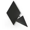 Nanoleaf Shapes Ultra Black Triangles Expansion Pack x3