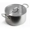 Mauviel 1830 - Kookpot - 24 cm - Roestvrij staal - alle warmtebronnen
