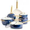 GreenPan Padova Batterie de Cuisine 10 Pièces Oxford Blue CC008493-001