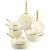 Greenpan Padova Reserve Batterie de Cuisine 10 Pièces Cream White