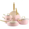 Greenpan Padova Reserve Batterie de Cuisine 10 Pièces Blush Pink