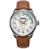 Timberland TDWGA0083203 - Horloge - Leer - Donkerbruin - 44 mm