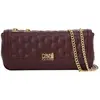 Sac bandoulière femme avec bandoulière chaîne CCHB0248-Bordeaux