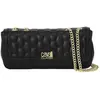 Sac bandoulière femme avec bandoulière chaîne CCHB0248-Le noir