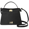 Sac à main pour femme avec fermeture rotative CCHB0208-Le noir
