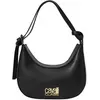 Sac bandoulière demi-lune pour femme CCHB0218-Le noir