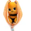 Flipetz - 2-in-1 Knuffel - Buzzet de Bij / Mandarijn - 18 x 5 x 18 cm - Les Déglingos
