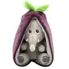 Les Déglingos - Peluche Flipetz Eléphant Aubergine - GLOBE TROTOYS