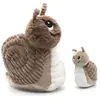 Peluche Speedou l'escargot maman et bébé brun (25 cm)