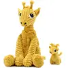 Peluche girafe maman et son bébé