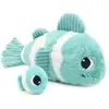 Peluche Bigou maman et bébé Les Ptipotos Aqua (38 cm)