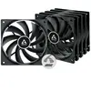 Arctic P12 (120 mm, 3 x), Ventilateur PC, Noir