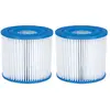 SUMMER WAVES Lot de 2 cartouches filtres pour piscine modèle D