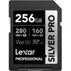 Lexar Silver Pro Carte SD 256Go, Carte Memoire SDXC UHS-II, V60, U3, C...