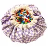 Play&Go Sac à jouet 2 en 1 Original Print Vichy Purple