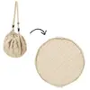 Play&Go Tapis de jeu nomade 2 en 1 Organic Stripes Brown