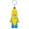 IQ Porte-clés - JOY TOY - LEGO Classic - Banana lumineux 8 cm - Jaune - Mixte - Adulte