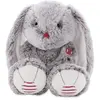 Peluche Lapin Gris - KALOO - Rouge Kaloo - Douceur exceptionnelle - 23x12x38cm